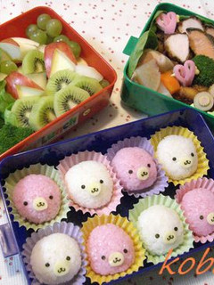 ☆2007運動会のお弁当☆(キャラ弁)-レシピのメイン写真
