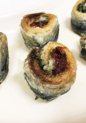 いわしの梅しそロール焼き-レシピのメイン写真