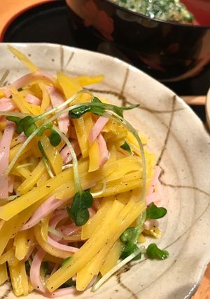 シャキシャキじゃがいもとハムのサラダ-レシピのメイン写真
