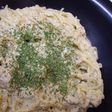きのこ風味のカルボナーラ