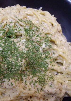 きのこ風味のカルボナーラ-レシピのメイン写真