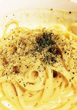 フライパン不要！本格カルボナーラ-レシピのメイン写真