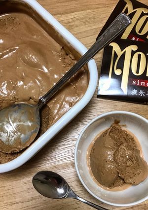 濃厚なめらかチョコレートアイスクリーム。-レシピのメイン写真