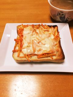 ❁キャロットラペとチーズのトースト❁-レシピのメイン写真