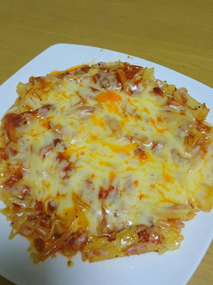 とろ~りチーズのミートピザ-レシピのメイン写真