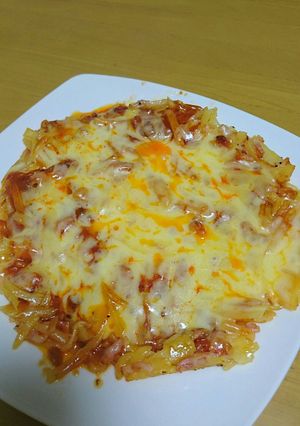 とろ～りチーズのミートピザ-レシピのメイン写真