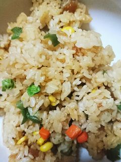 余った生姜焼きのタレでピラフ!-レシピのメイン写真