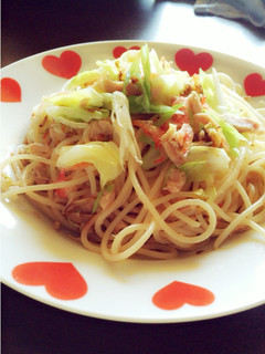 キャベツと桜えび香る春パスタ-レシピのメイン写真