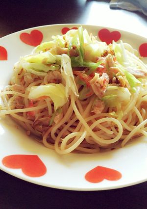 キャベツと桜えび香る春パスタ-レシピのメイン写真