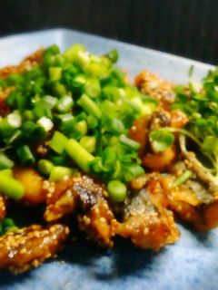 小サバのゴマ味噌炒め~♪-レシピのメイン写真