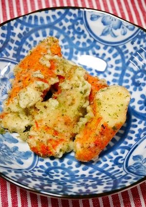 簡単!かにかまの磯部揚げ-レシピのメイン写真