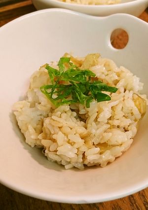 ウド皮の混ぜご飯-レシピのメイン写真