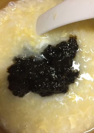 タマゴ雑炊にon♪海苔の佃煮(*´∀｀)-レシピのメイン写真