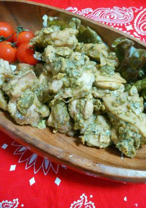 ほうれん草ペーストDEチキンオーブン焼き-レシピのメイン写真