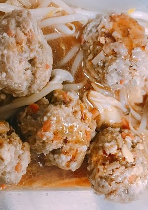 ズボラママのお惣菜キンピラで肉団子！-レシピのメイン写真