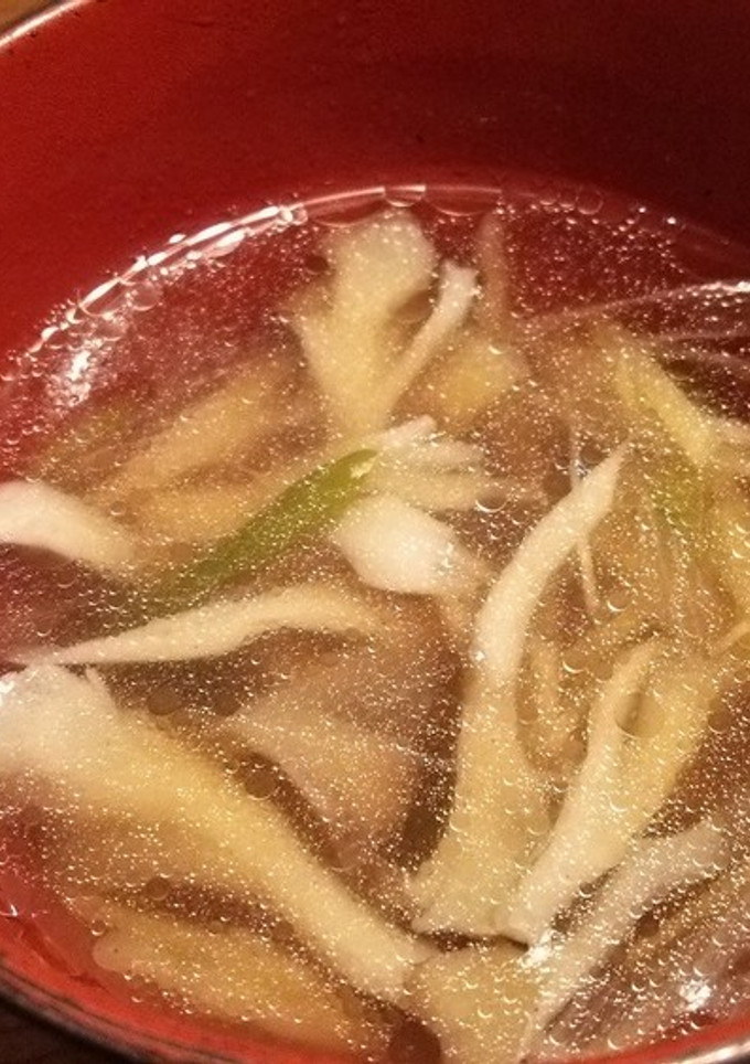 舞茸と長ネギの中華風スープ-レシピのメイン写真