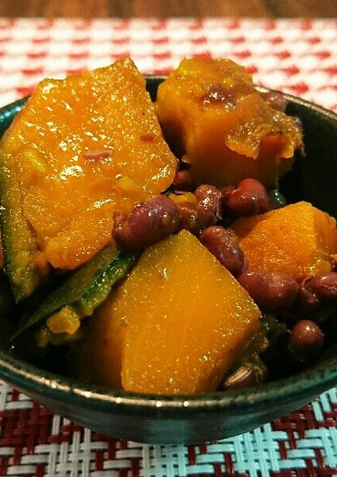 簡単☆かぼちゃと小豆のいとこ煮-レシピのメイン写真
