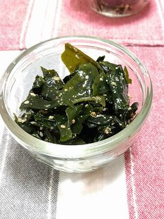 ひと手間かけて♪わかめのゴマ和え-レシピのメイン写真