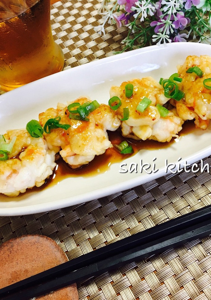 ♡はんぺんと海老の甘辛焼♡-レシピのメイン写真