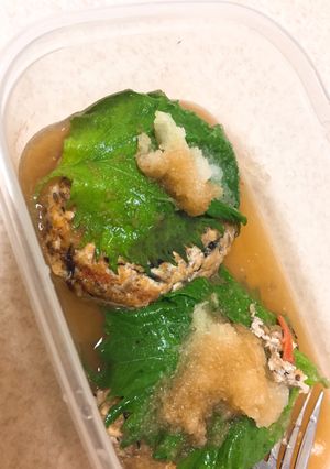 お魚と豆腐の和風ハンバーグ-レシピのメイン写真