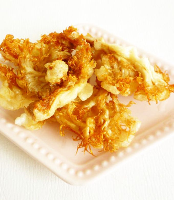 天ぷら ヤマブシタケの天ぷら by liqueur☆ 【クックパッド】 簡単おいしい