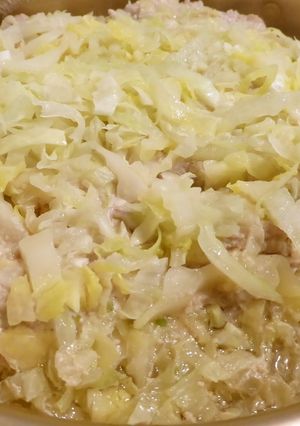 簡単★キャベツと白菜の重ね煮-レシピのメイン写真