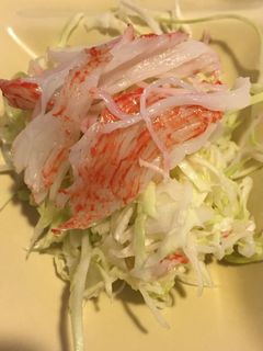 やみつきシリーズ♫カニカマきゃべつ-レシピのメイン写真