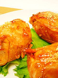 肉巻おにぎり-レシピのメイン写真