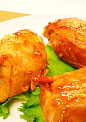 肉巻おにぎり-レシピのメイン写真