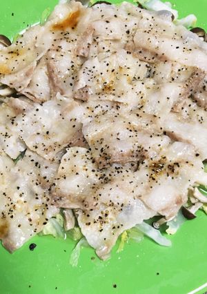 白菜としめじの豚バラ蒸し-レシピのメイン写真
