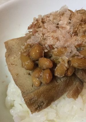 手づくり高野豆腐と納豆のご飯-レシピのメイン写真