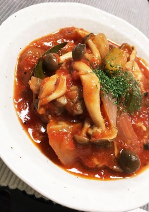 ズッキーニと鶏肉のトマト煮-レシピのメイン写真