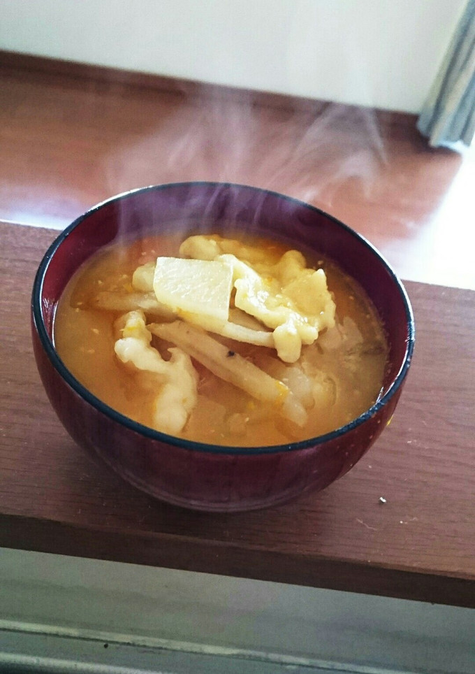 田舎☆かぼちゃすいとん-レシピのメイン写真