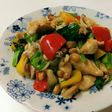 節分豆で!鶏肉と炒り大豆の炒め物♪