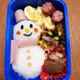 簡単☆雪だるまのキャラ弁