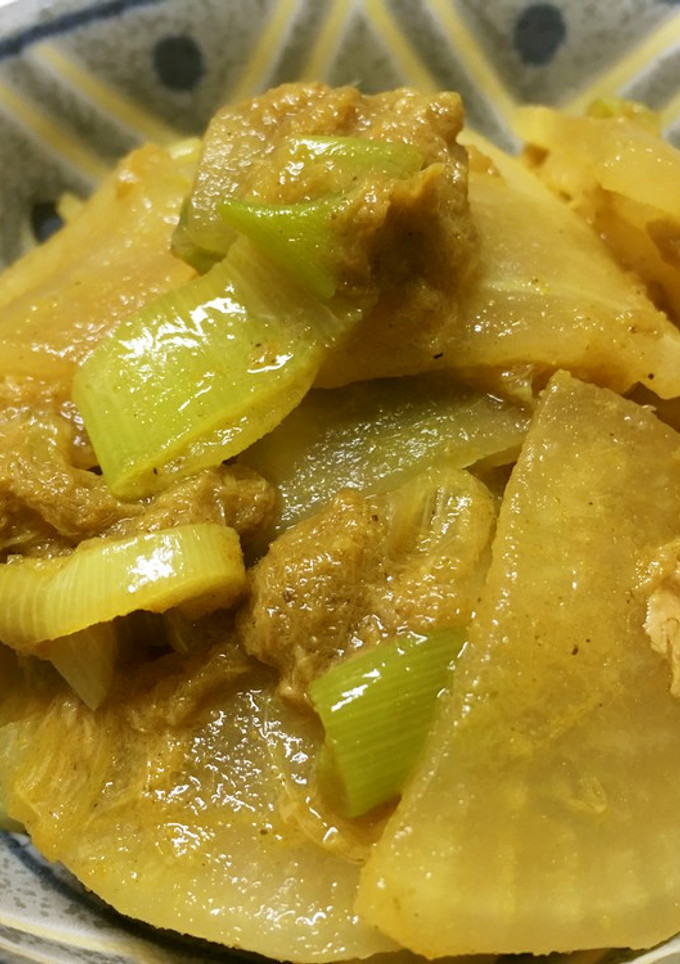 大根とツナのカレー炒め-レシピのメイン写真
