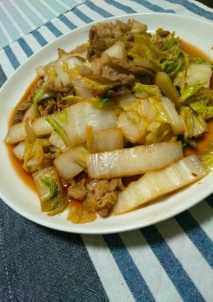 豚と白菜炒め◎お酢が決め手♡﻿-レシピのメイン写真