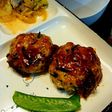 アレルギー対応の夕食、ひじき蓮根バーグ