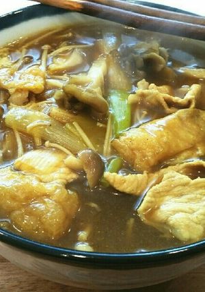 簡単♡カレー南蛮蕎麦♡-レシピのメイン写真