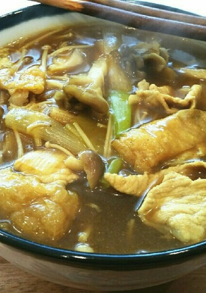 簡単♡カレー南蛮蕎麦♡-レシピのメイン写真