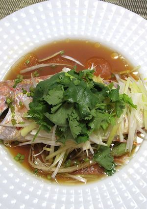 清蒸鮮魚（イトヨリの中華蒸し）-レシピのメイン写真