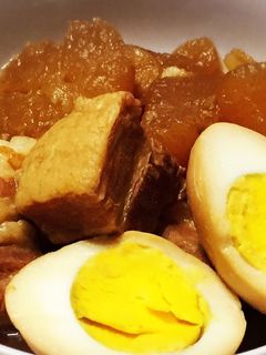 圧力鍋でとろとろ角煮大根-レシピのメイン写真