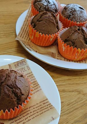 簡単☆コーヒーの苦味のココアカップケーキ-レシピのメイン写真