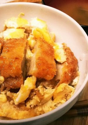 レンジで簡単～おひとり様カツ丼-レシピのメイン写真