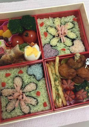 デコふり簡単！お花見にもオススメ弁当✨-レシピのメイン写真