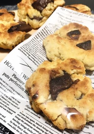 バレンタイン♡スコーン風チョコクッキー-レシピのメイン写真