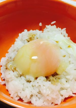ガーリックライス風 温泉TKG!!!-レシピのメイン写真