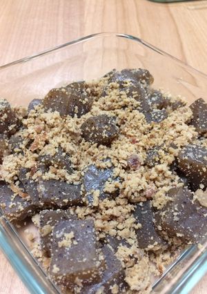 身体に優しいこんにゃく煮の粉豆腐あえ-レシピのメイン写真