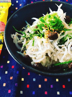 【塩辛納豆】浜納豆のお茶漬け-レシピのメイン写真