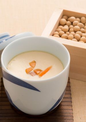 にんじんの皮の豆乳茶碗蒸し-レシピのメイン写真